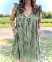 Load image into Gallery viewer, Elise Eyelet Dress