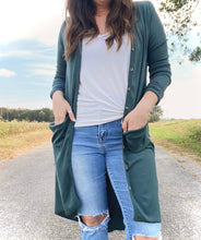 Load image into Gallery viewer, Ribbed Fern Cardigan