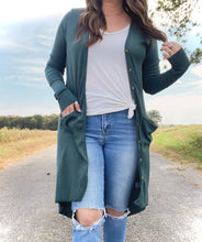 Load image into Gallery viewer, Ribbed Fern Cardigan