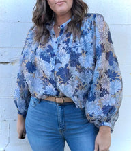 Load image into Gallery viewer, Blue Daisy Blouse