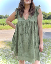 Load image into Gallery viewer, Elise Eyelet Dress