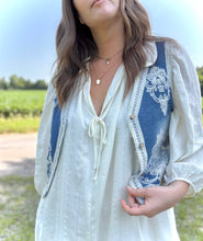Load image into Gallery viewer, Shania Denim Vest w/ Embroidery