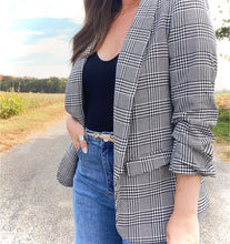 Load image into Gallery viewer, Madeline Plaid Blazer