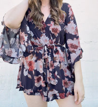 Load image into Gallery viewer, Washed Floral Playsuit