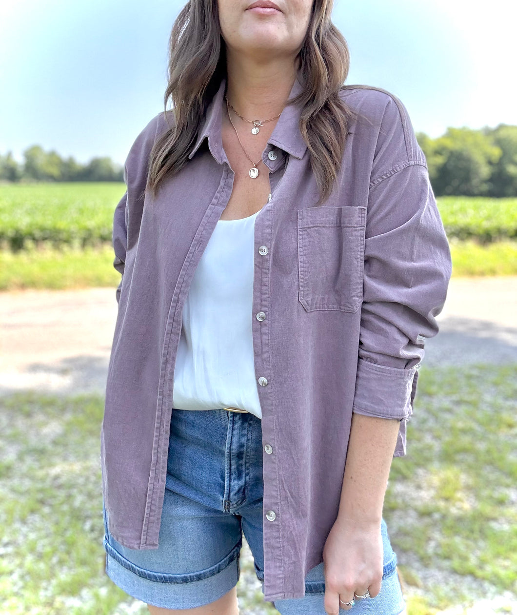 Sugar Maple Corduroy Buttondown