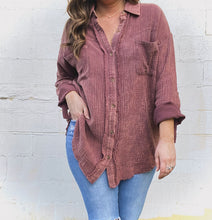 Load image into Gallery viewer, Marnie Mineral Washed Shirt
