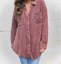 Load image into Gallery viewer, Marnie Mineral Washed Shirt
