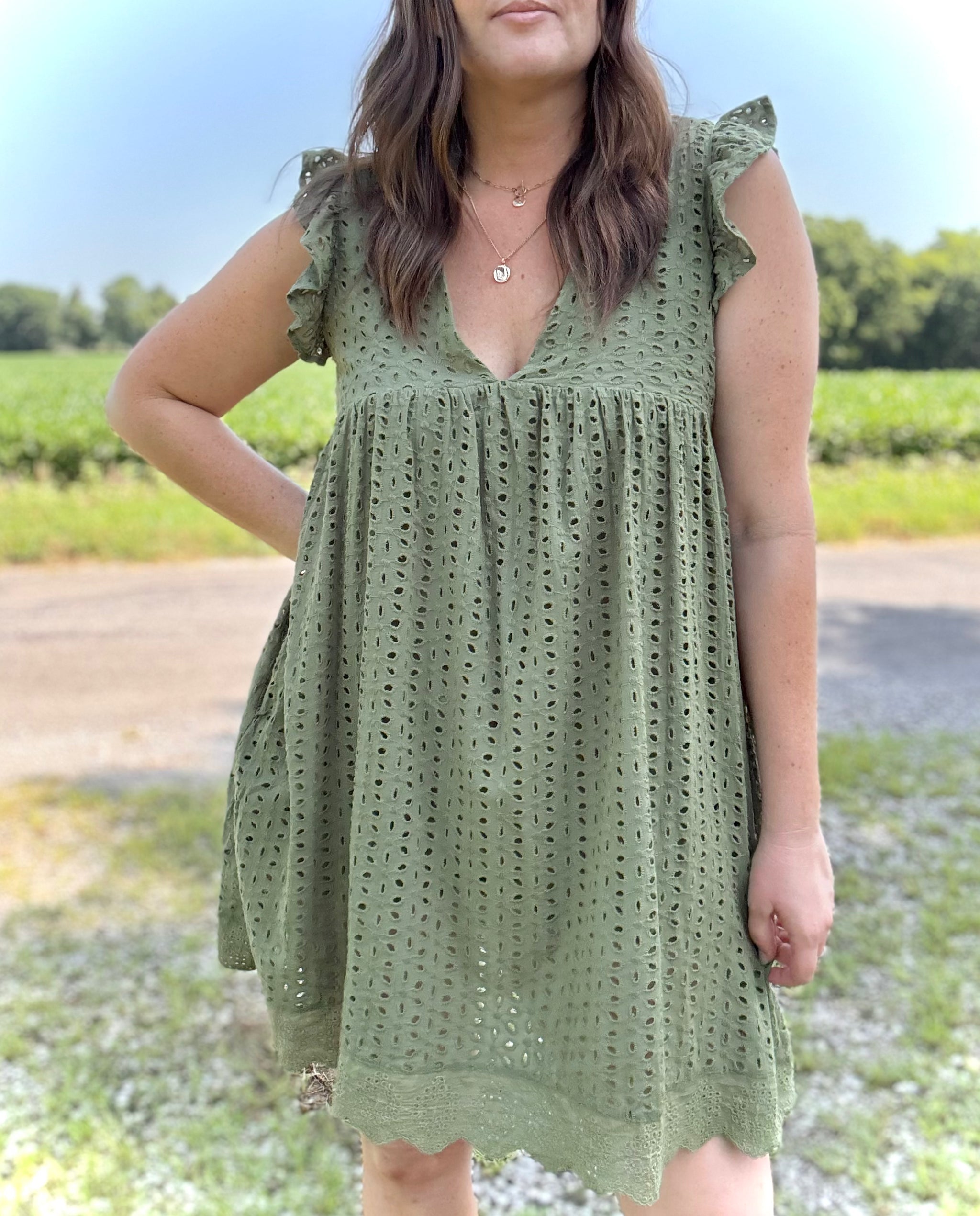 elise eyelet mini dress Elise Eyelet Dress – Wildflower Boutique