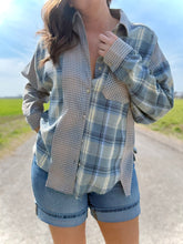 Load image into Gallery viewer, Kambrie Plaid Flannel Shirt
