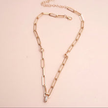 Load image into Gallery viewer, Gold Sparkle Chain Link Choker

